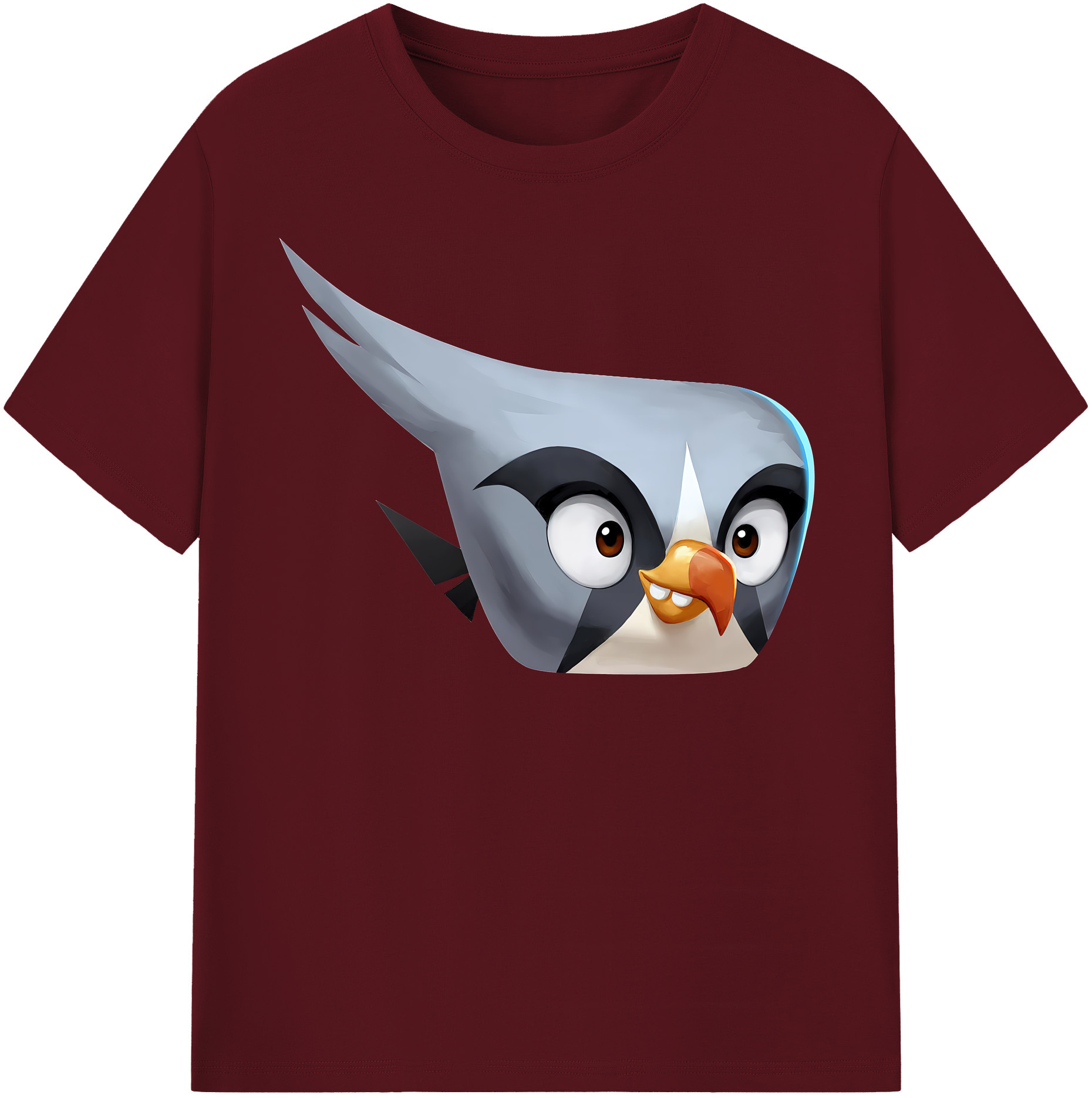 （画像用） Angry Birds アングリーバード 綿100％半袖Tシャツ（フロントプリント）